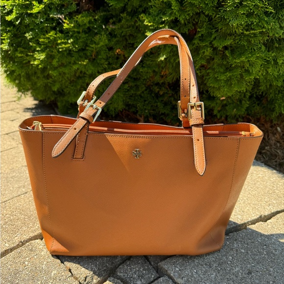 Tory Burch Camel Tote Bag - Picture 1 of 8